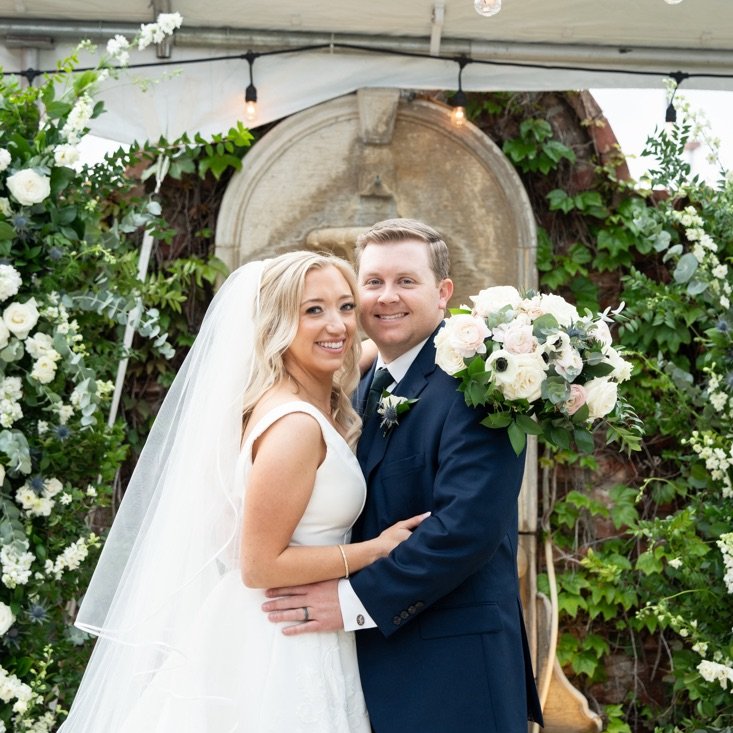 Bride and groom at wedding ceremony with their Dallas Wedding DJ and Fort Worth Wedding DJ, Jeremiah Brinkley Music