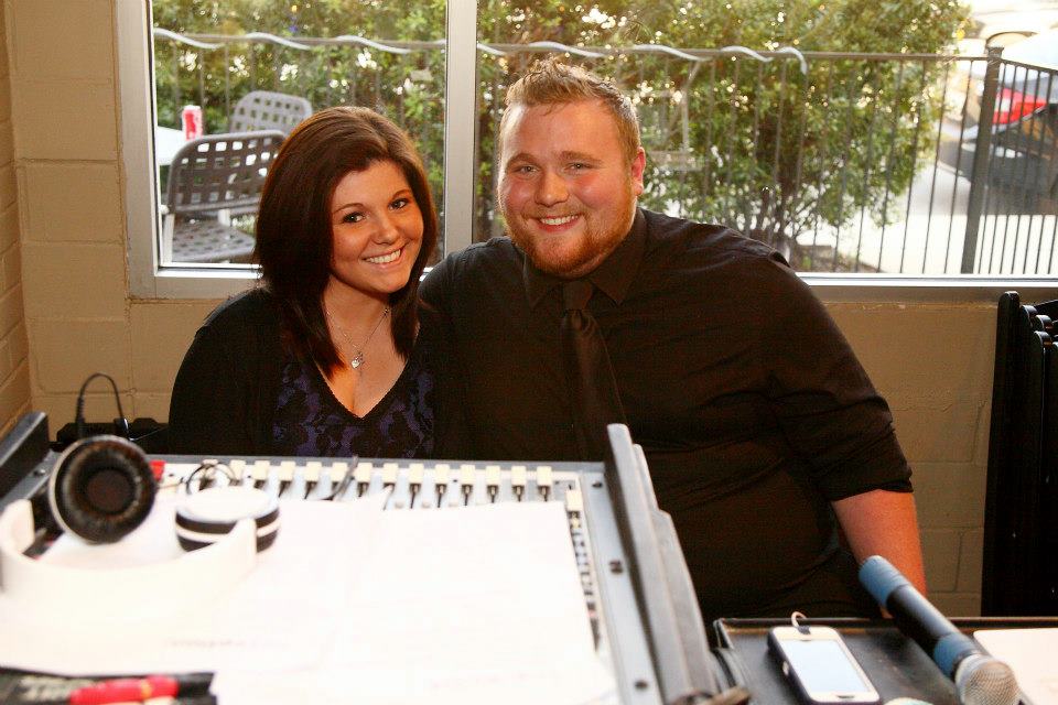 Jeremiah Brinkley Dallas Wedding DJ and Fort Worth Wedding DJ and his wife at a wedding