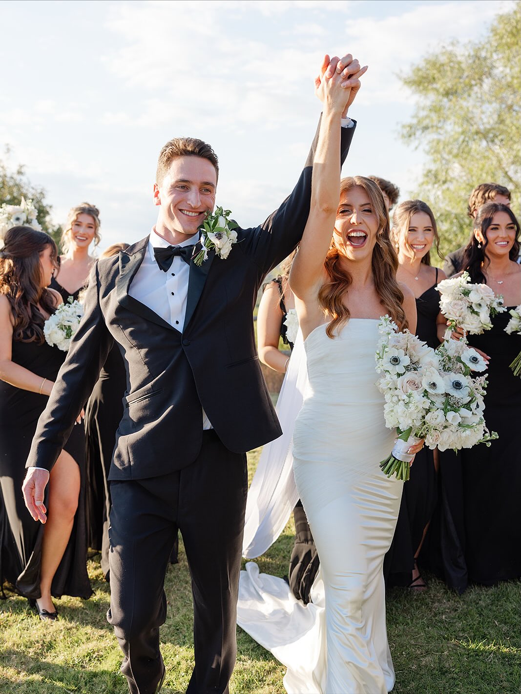 Joyful couple celebrating wedding day with their Dallas Wedding DJ and Fort Worth Wedding DJ, Jeremiah Brinkley Music