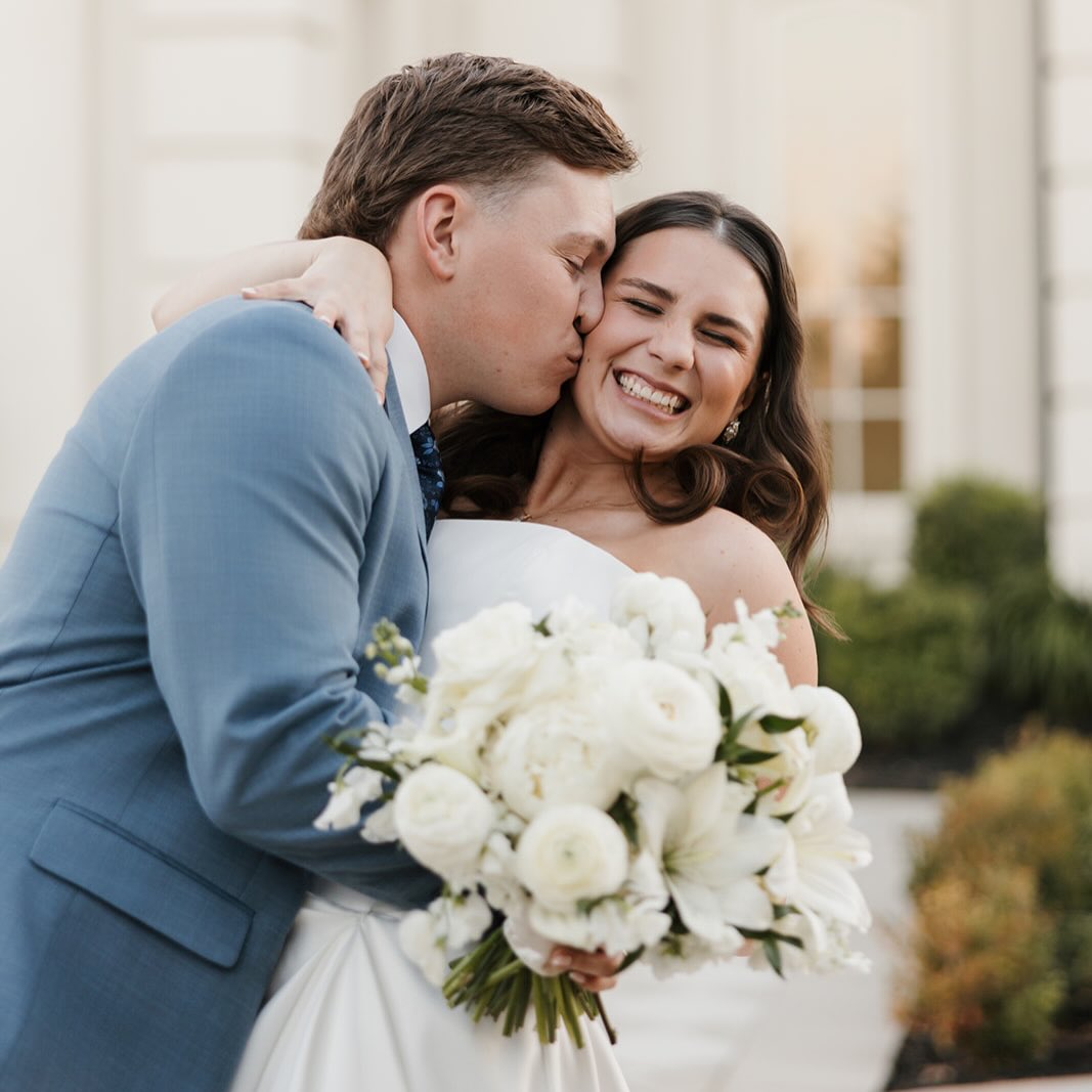 Happy couple celebrating their wedding with their Dallas Wedding DJ and Fort Worth Wedding DJ, Jeremiah Brinkley Music